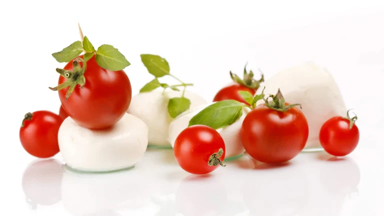 Image of Tomatoes Stuffed with Fresh Mozzarella and Basil