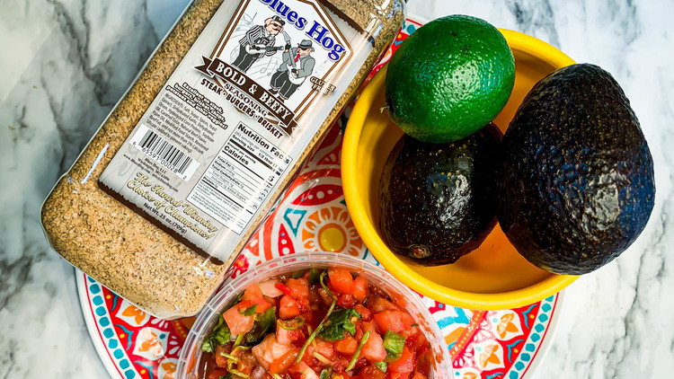 Image of Add in juice of one lime, pico de gallo, and Bold & Beefy Seasoning.