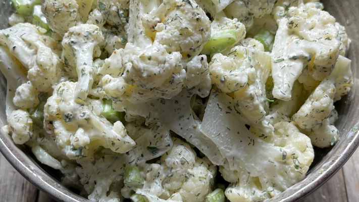 Image of Creamy Cauliflower No-Tato Salad 