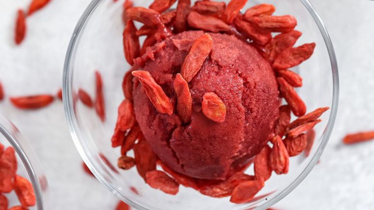Image of Cherry Superfood Sorbet Recipe