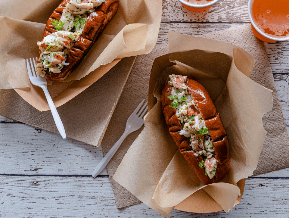 W Sauce Beurre Blanc Lobster Rolls
