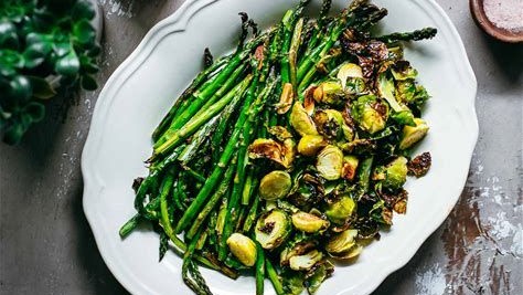Image of Garlic Rosemary Roasted Brussels Sprouts