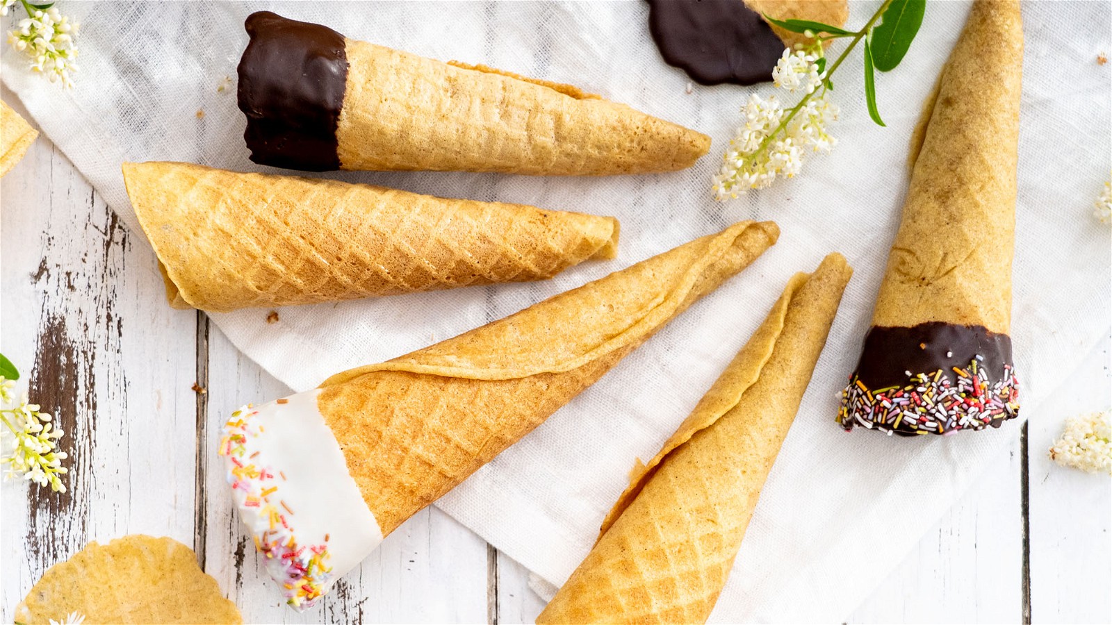 Image of Die perfekten Eis-Waffel-Tüten mit dem foodwunder Rezept
