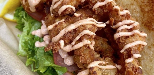 Image of Fried Clam Po’ Boy Sandwich