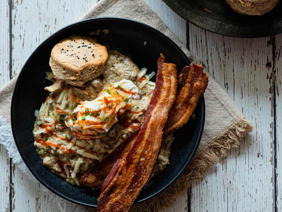 Buttermilk Lemon Biscuits & W Sauce Gravy
