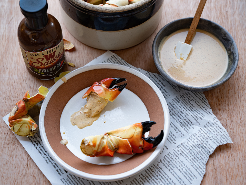Stone Crabs with W Dijon Sauce