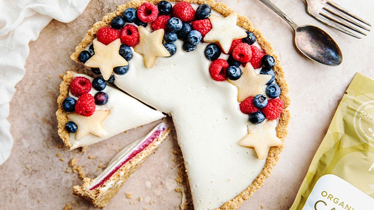 Image of Strawberry Cheesecake Tart Recipe