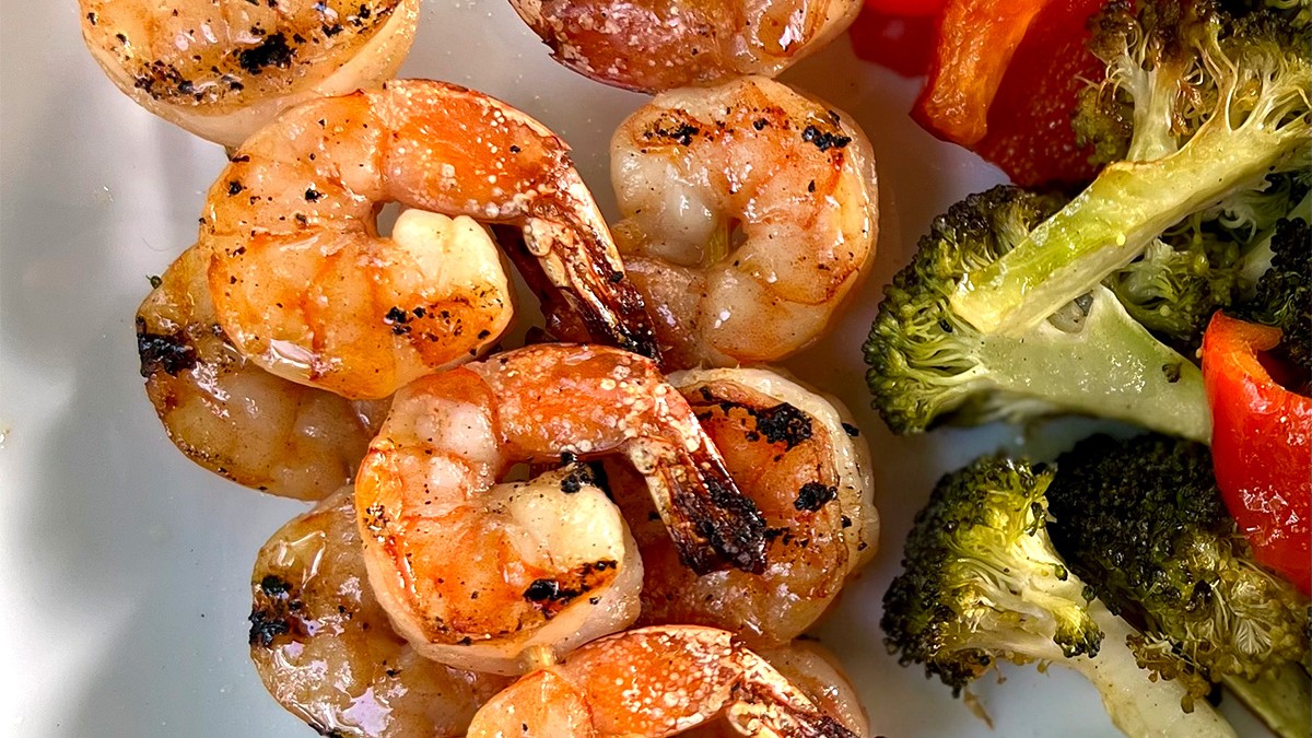 Image of Garlic and Mango Chipotle Shrimp Skewers