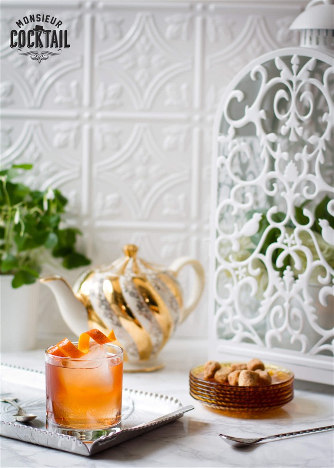 Image of Old fashioned à la téquila pré-embouteillée