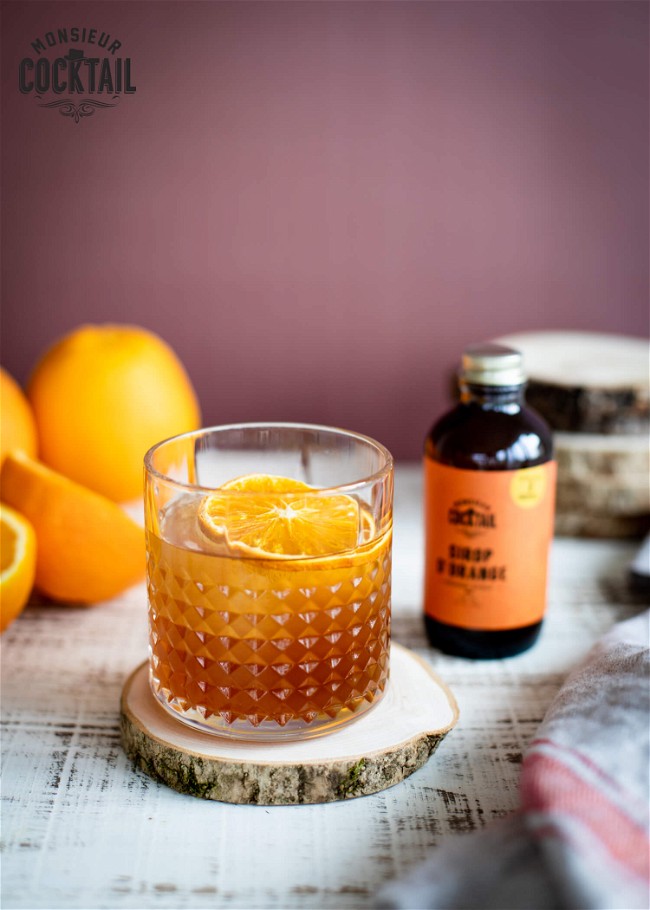 Image of Old fashioned au rhum pré-embouteillée