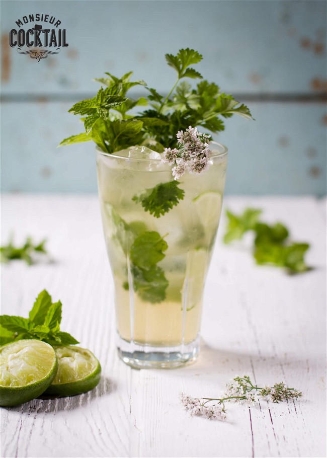 Image of Mojito à la coriandre faible en sucre