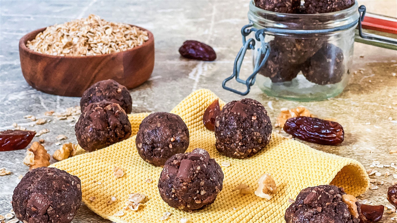 Image of Glutenfreie Schoko Energy Balls
