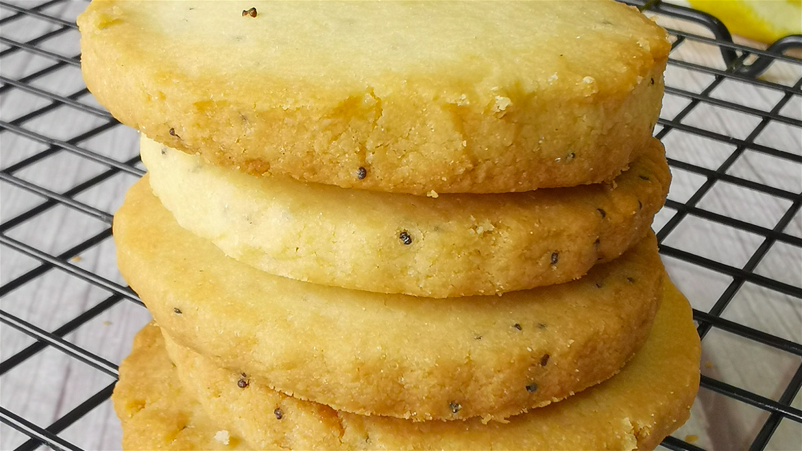 Image of Gluten Free Lemon & Poppyseed Cookies