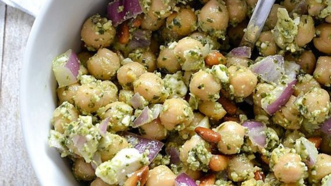 Image of Spicy Jalapeno Pesto ChickPea Salad