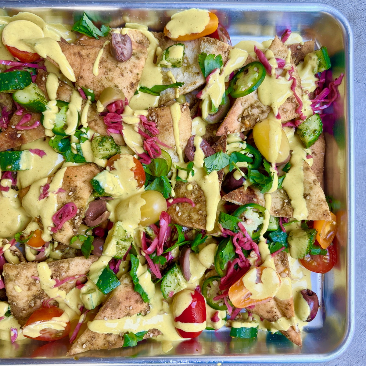 Middle Eastern Nachos