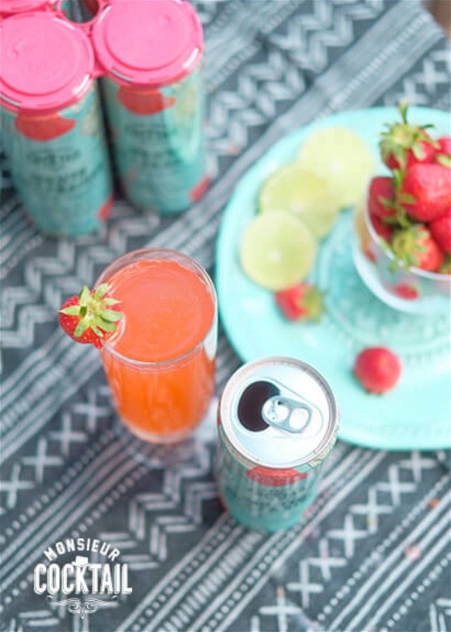 Image of Mojito aux fraises simple et rapide
