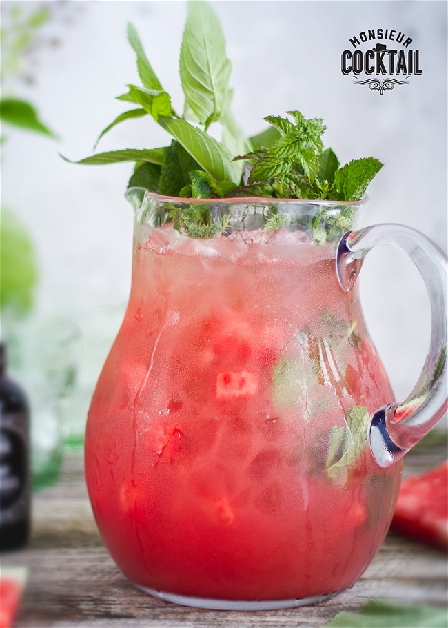 Image of Mojito au melon d'eau faible en sucre