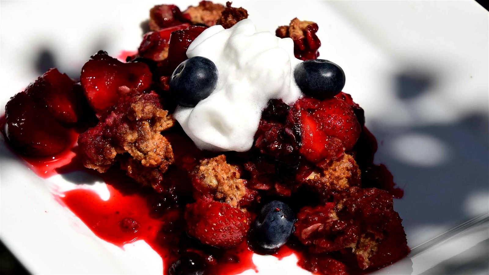Image of Strawberry  Blueberry Crumble 