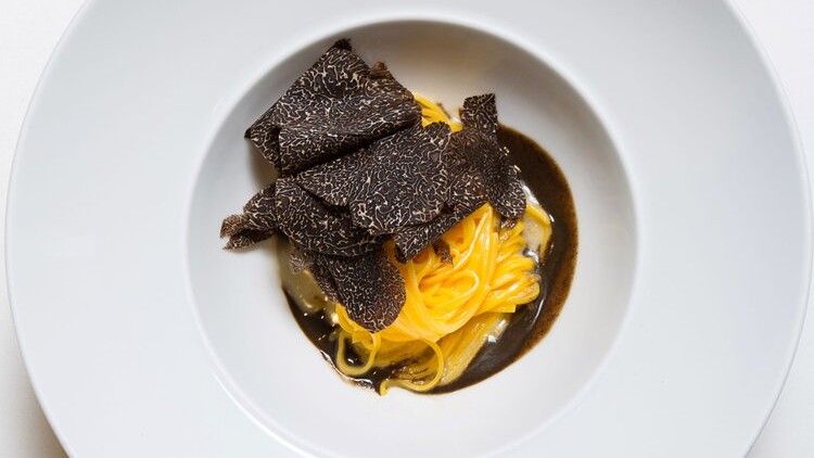Image of Black Truffle Pasta by Umberto Bombana