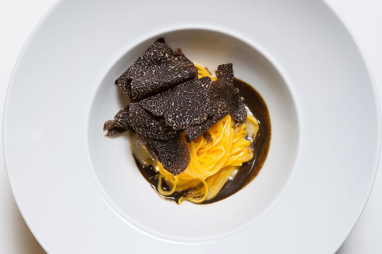 Black Truffle Pasta by Umberto Bombana