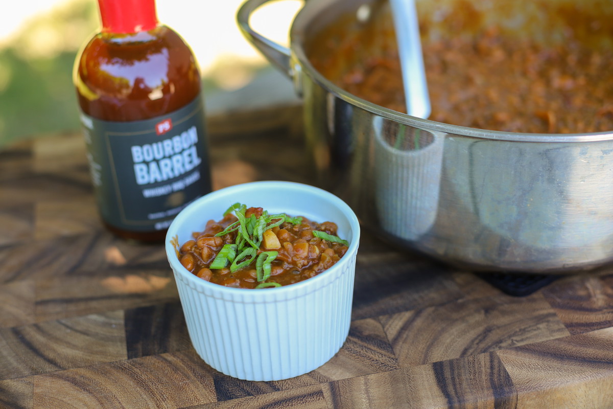 Bourbon Bacon Baked Beans