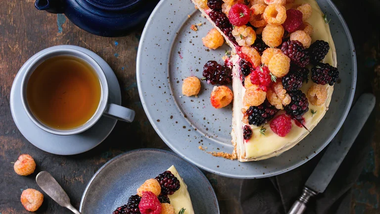 Image of Lemon Raspberry Butter Cake