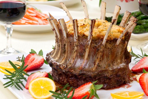 Image of How to Make a Crown Rack of Lamb