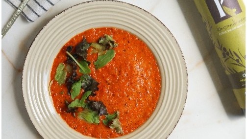 Image of SILKY RED PEPPER SOUP