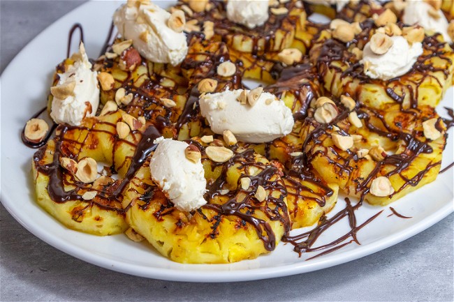 Image of Chocolate Hazelnut Grilled Pineapple