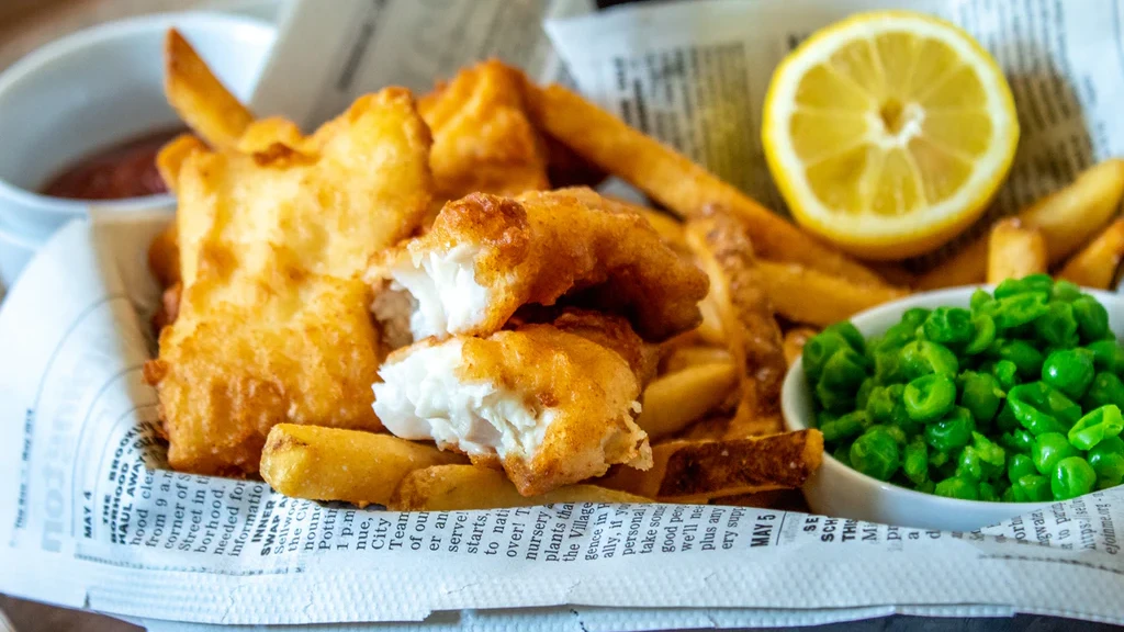 Fish and Chips with Tartar Sauce, Crispy and Fresh! - Much Butter