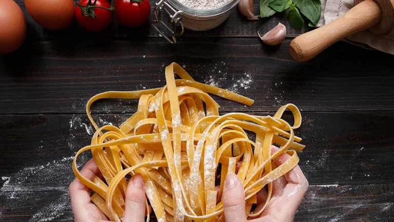 Image of Linguine Vegetable Salad with True Lemon Dressing