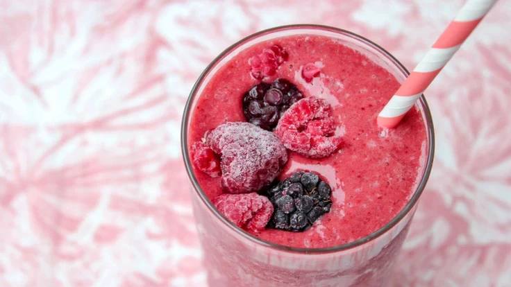 Image of Morning Mixed Berry Coffee Smoothie