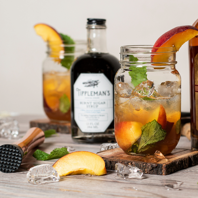 Image of Nectarine Whiskey Smash