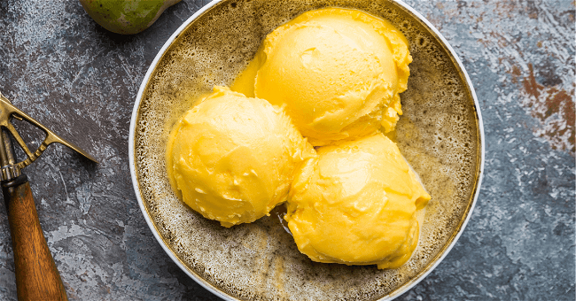 Image of Creamy Mango Sorbet