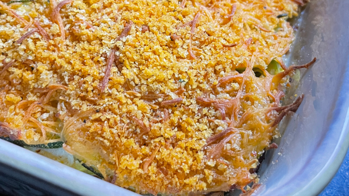 Image of Roasted Zucchini and Parmesan Panko Bake