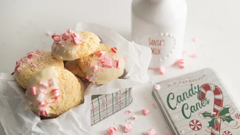 Image of DOUBLE PEPPERMINT WHITE CHOCOLATE COOKIES