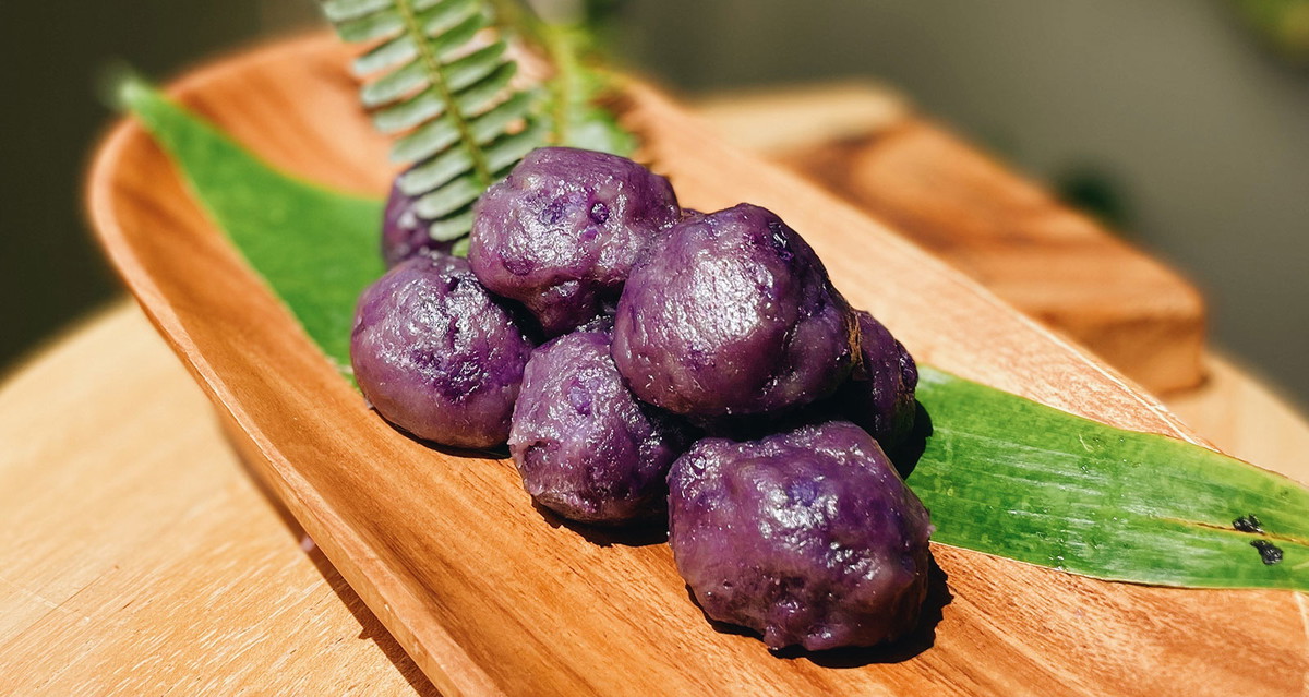 Steamed ʻUala Mochi