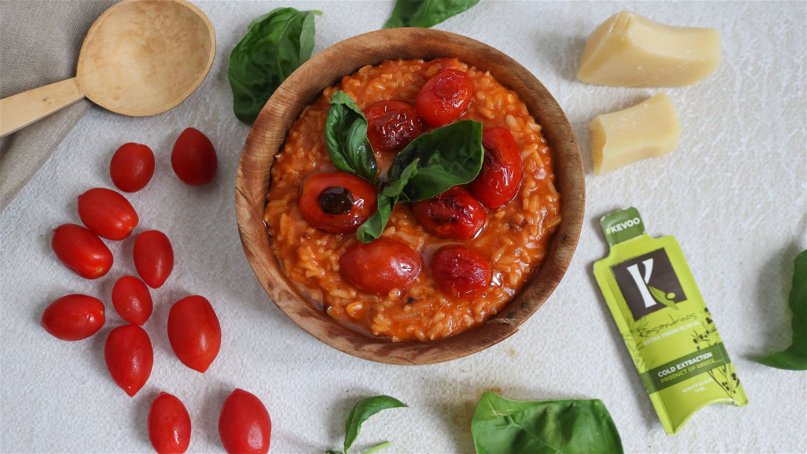 Image of TOMATO BASIL PARMESAN RISOTTO