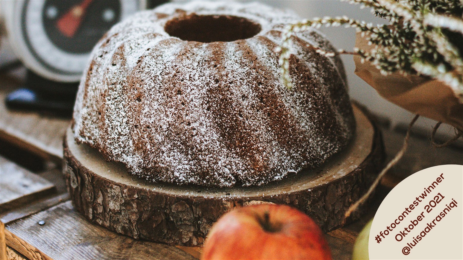 Image of Glutenfreier Apfelmus-Gugelhupf – saisonal, einfach und super lecker