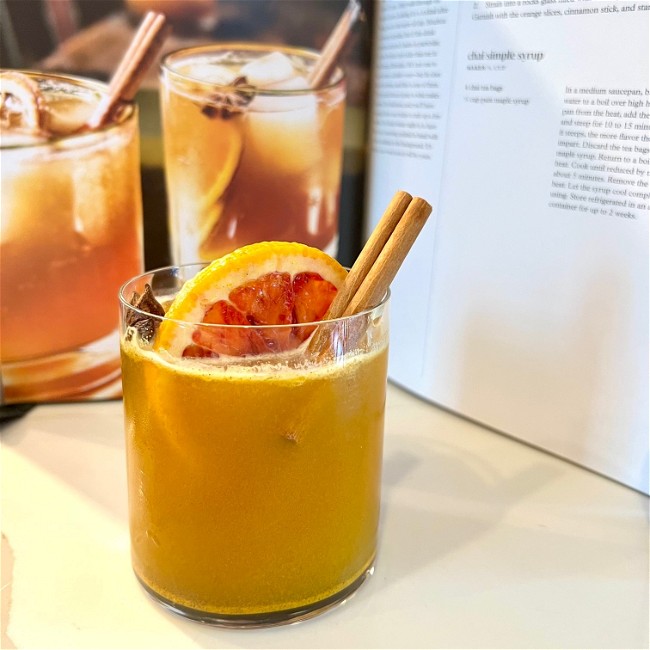 Image of Golden Milk Powder Spiced Lemon Bourbon Smash