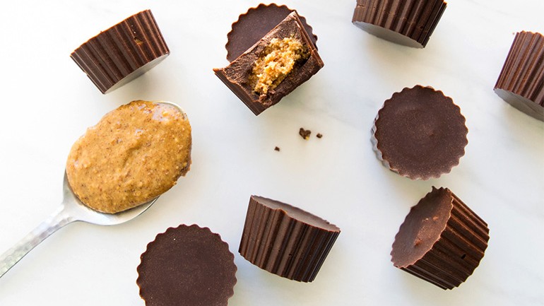 Image of Almond Butter Cacao Cups Recipe