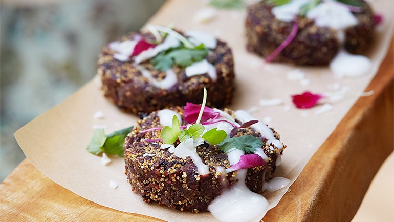 Image of Amaranth & Purple Yam Croquettes Recipe