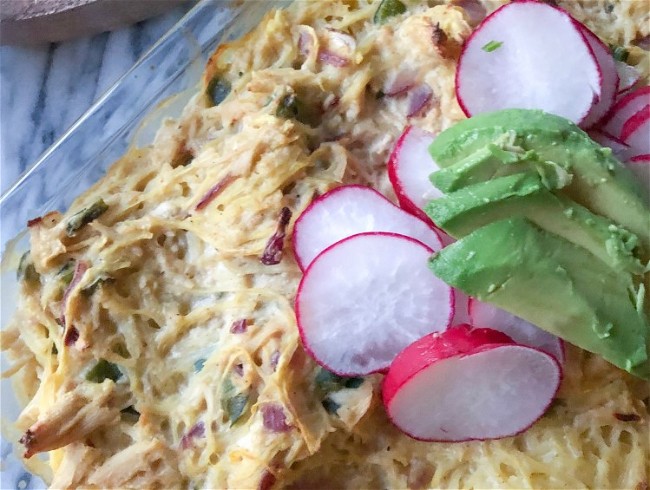 Image of Green Chili Enchilada Casserole