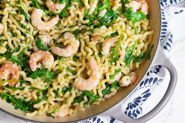 Image of Shrimp Pasta With Lemon Oil