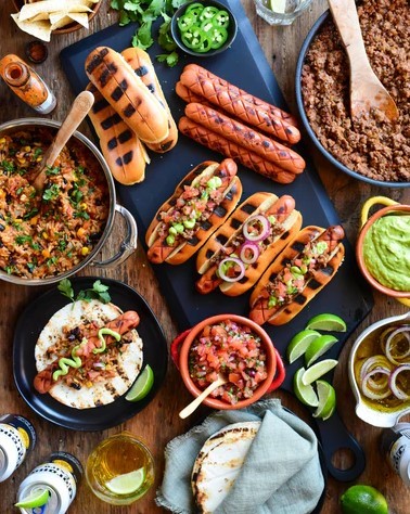 Image of Coney Hot Dogs with a Mexican Twist