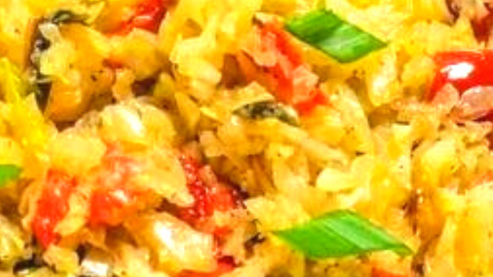 Image of Asian Cabbage Rice a Lean and Green Meal Recipe