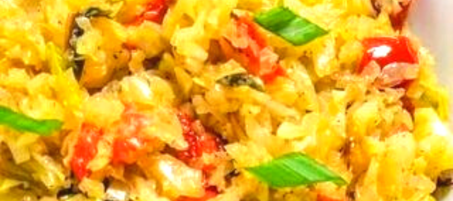 Asian Cabbage Rice a Lean and Green Meal Recipe