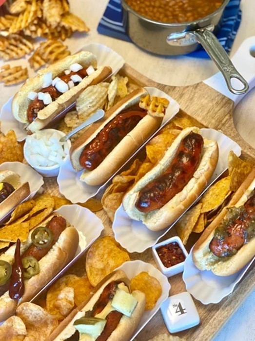 Image of Loaded Hot Dog Board