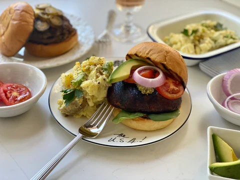 Image of Portobello Mushroom Burger