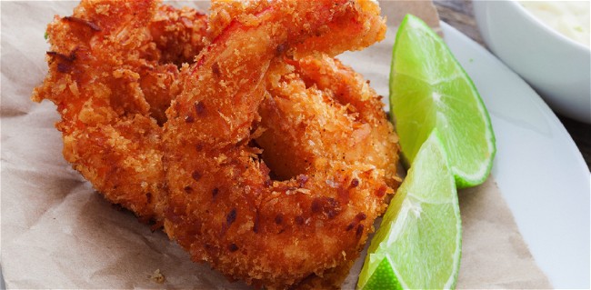 Image of Coconut Lime Fried Shrimp